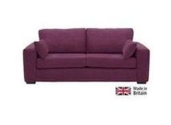 Heart of House Eton Large Fabric Sofa - Wine